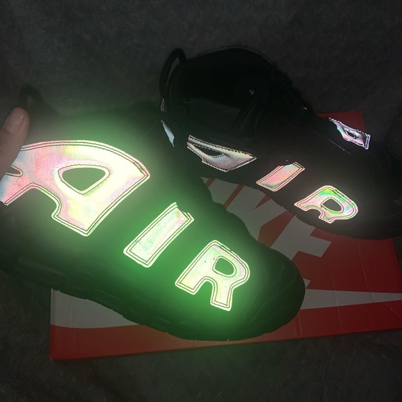 black reflective uptempo